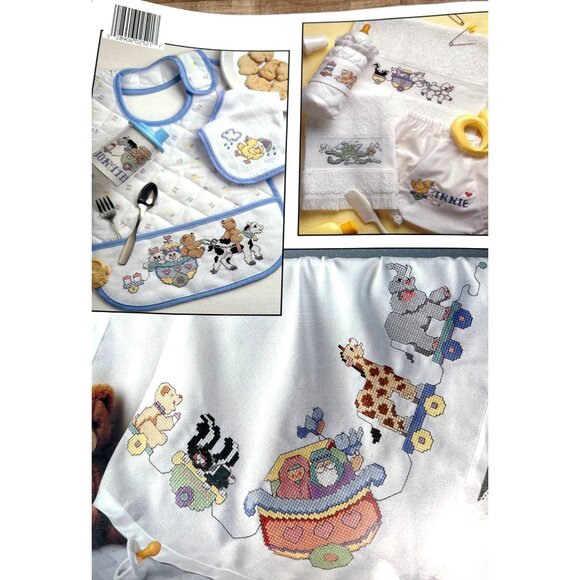 Noahs Ark Baby Cross-Stitch Patterns By Leisure Arts 19 Designs - Picture 4 of 4
